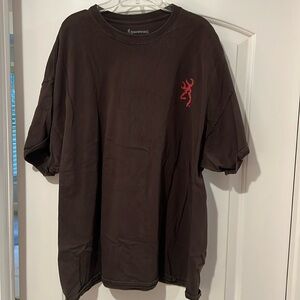 Browning XXL Brown 2XL Cotton T-Shirt Short Sleeve